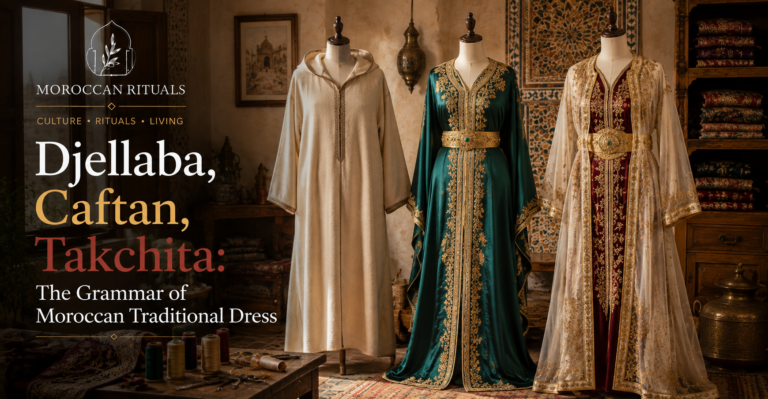 Djellaba, Caftan, Takchita: The Grammar of Moroccan Traditional Dress