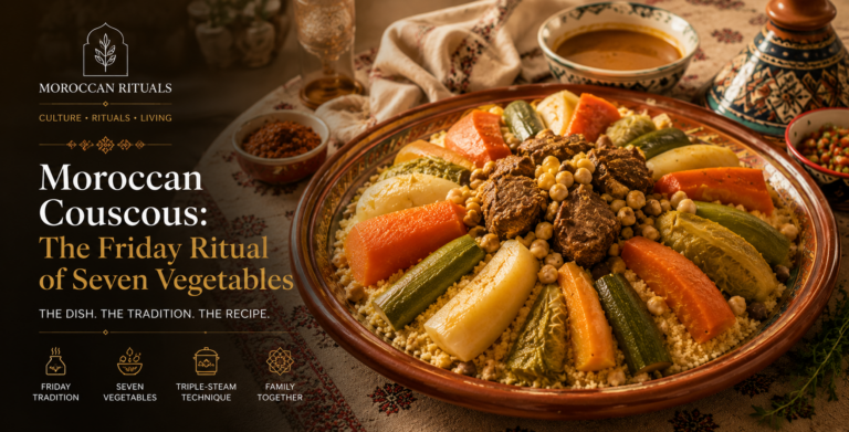 Moroccan Couscous: The Friday Ritual of Seven Vegetables