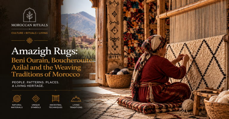 Amazigh Rugs: Beni Ourain, Boucherouite, Azilal and the Weaving Traditions of Morocco