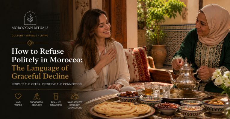 How to Refuse Politely in Morocco: The Language of Graceful Decline