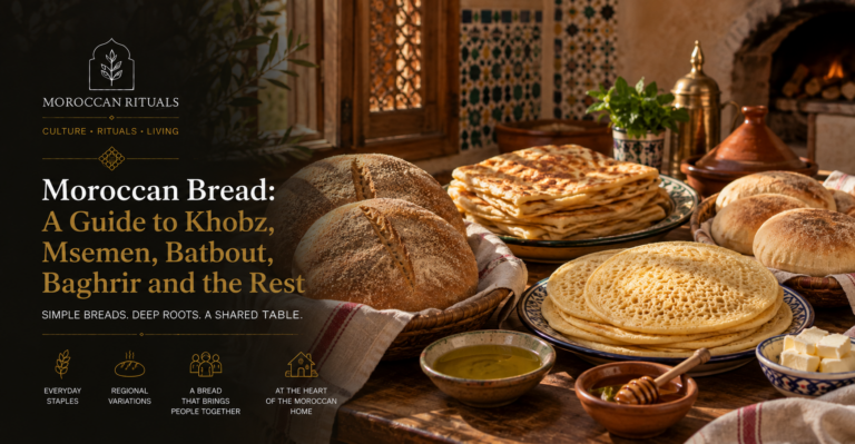 Moroccan Bread: A Guide to Khobz, Msemen, Batbout, Baghrir and the Rest