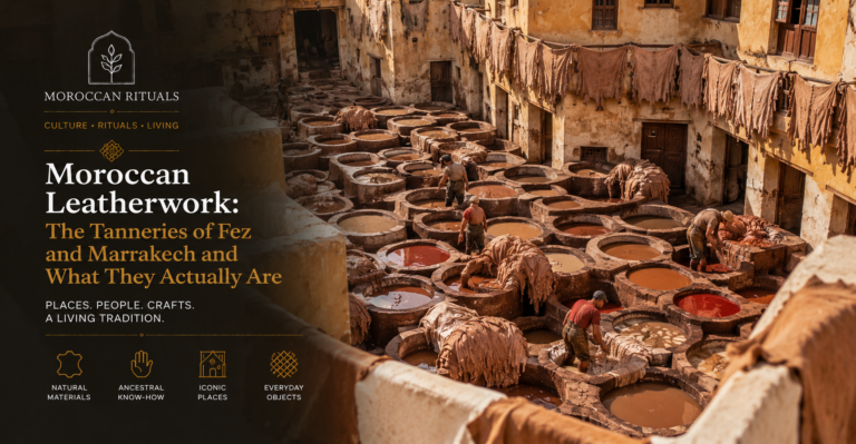 Moroccan Leatherwork: The Tanneries of Fez and Marrakech and What They Actually Are