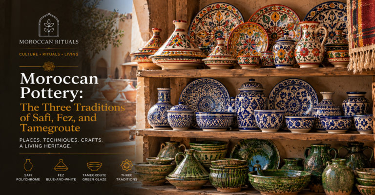 Moroccan Pottery: The Three Traditions of Safi, Fez, and Tamegroute